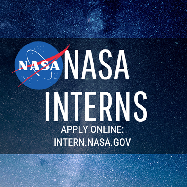 NASA logo Interns -- Apply Online: http://intern.nasa.gov