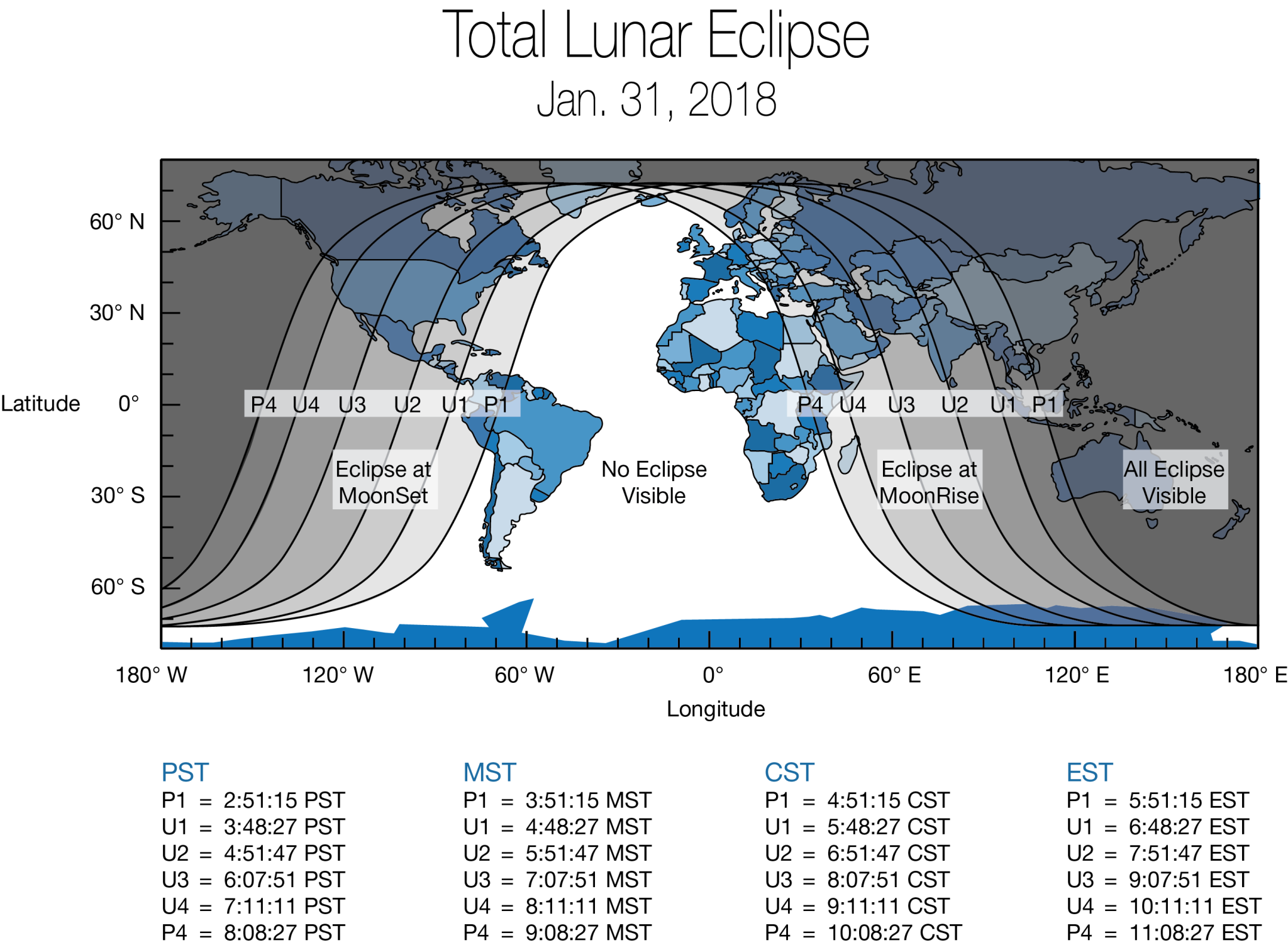 Total Lunar Eclipse - Jan. 31, 2018