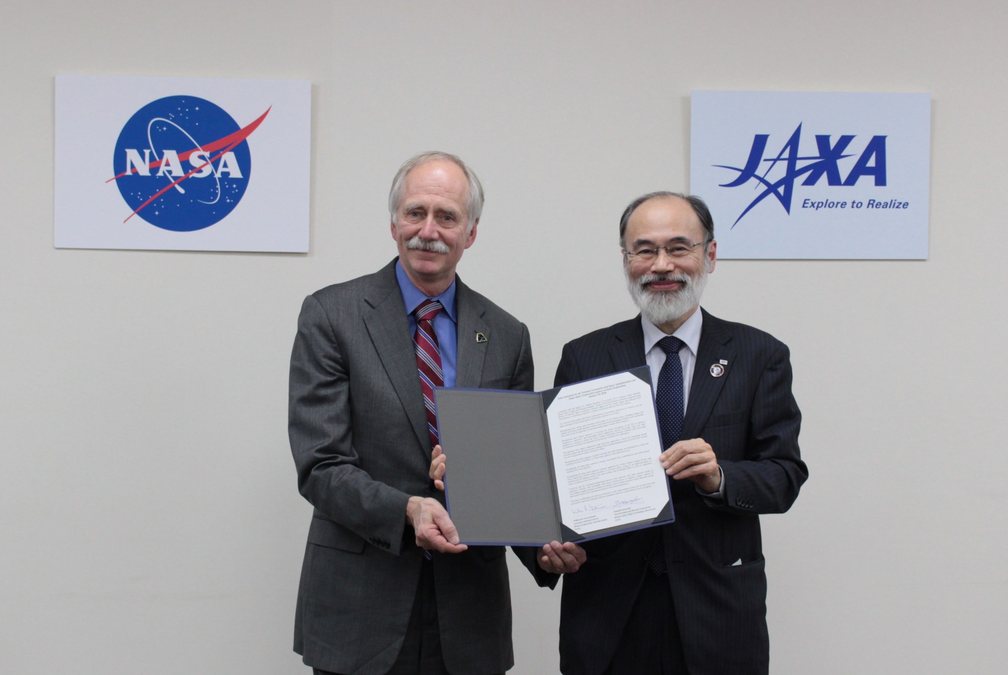 NASA and JAXA Sign Joint Statement