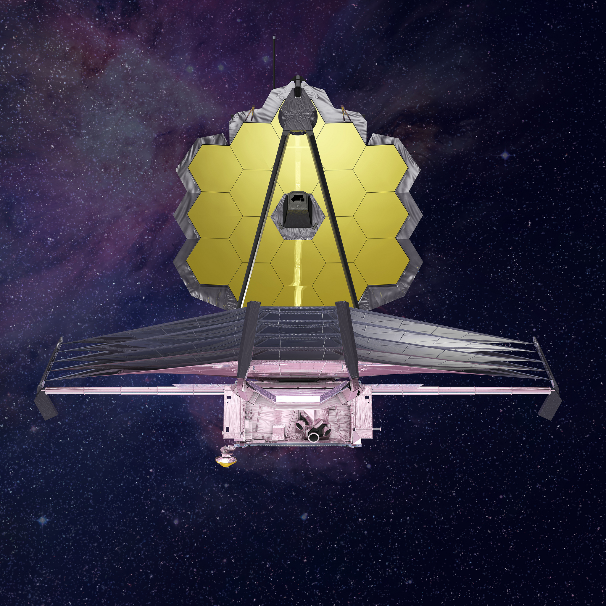 james webb space telescope artist rendition