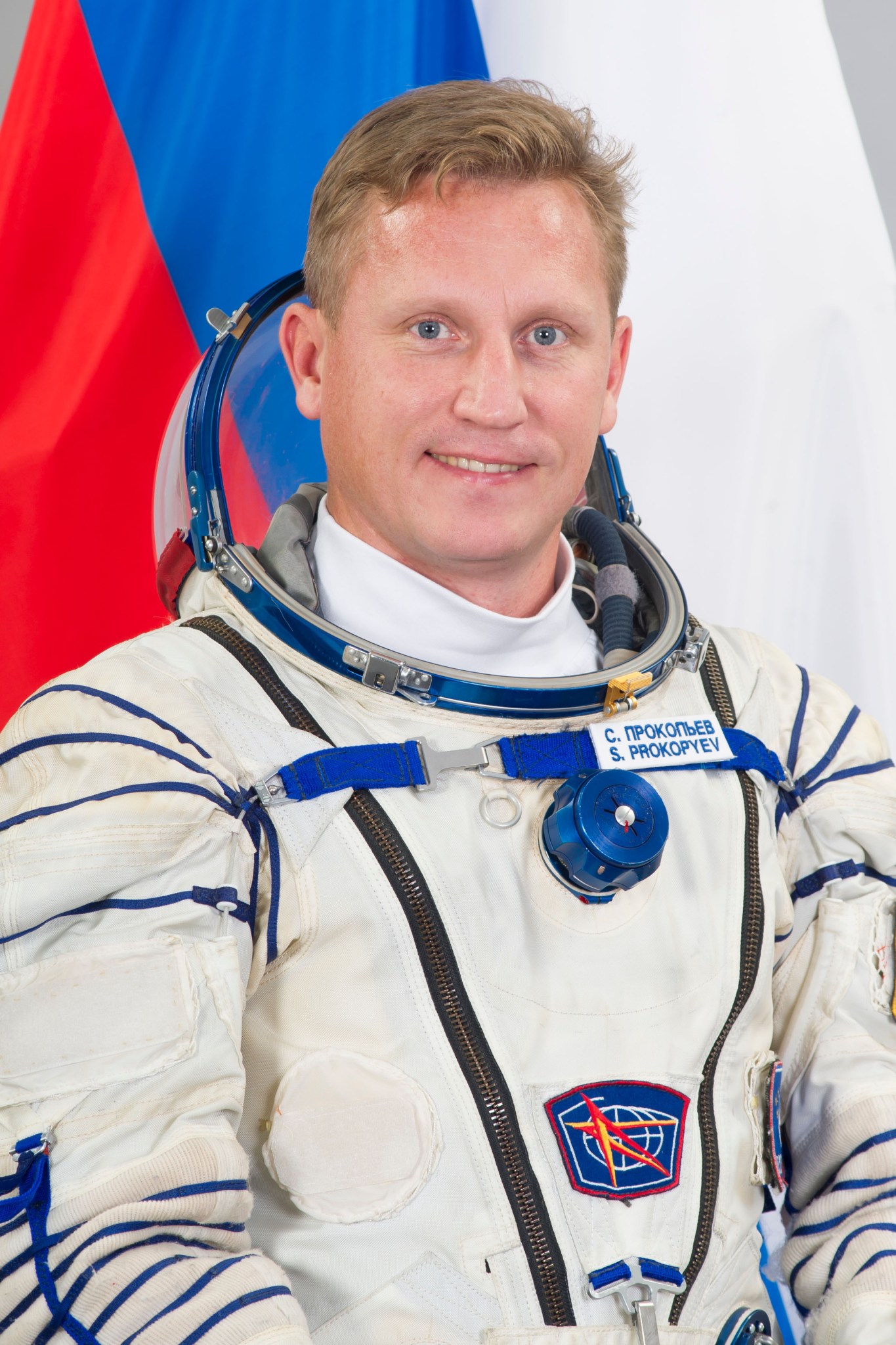 Cosmonaut Sergey Prokopyev of the Russian space agency Roscosmos