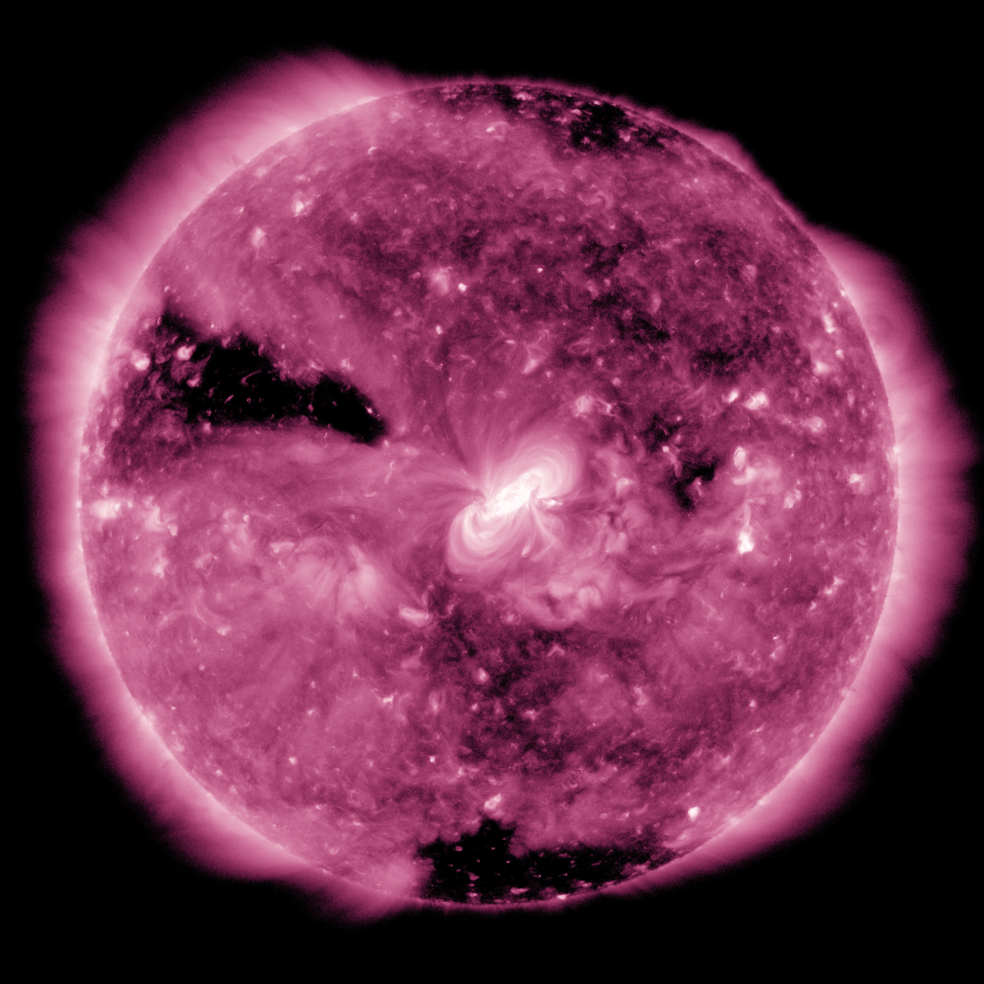 animation of SDO observations of Earth transit