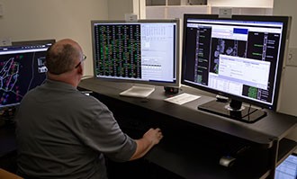 workstation and study participant
