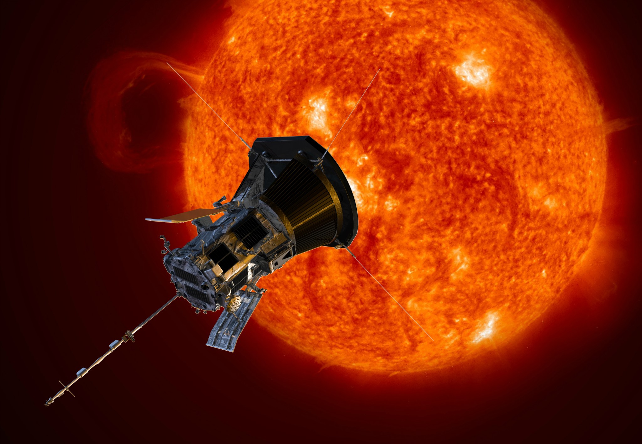 Illustration of NASA’s Parker Solar Probe