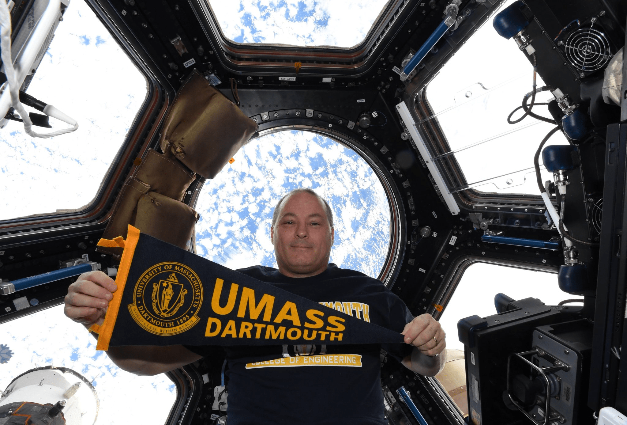 NASA astronaut, and University of Massachusetts Dartmouth alumnus, Scott Tingle