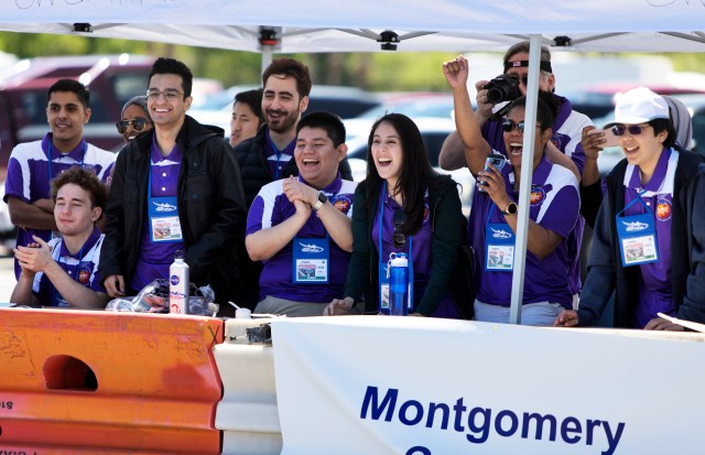 Students from Montgomery College