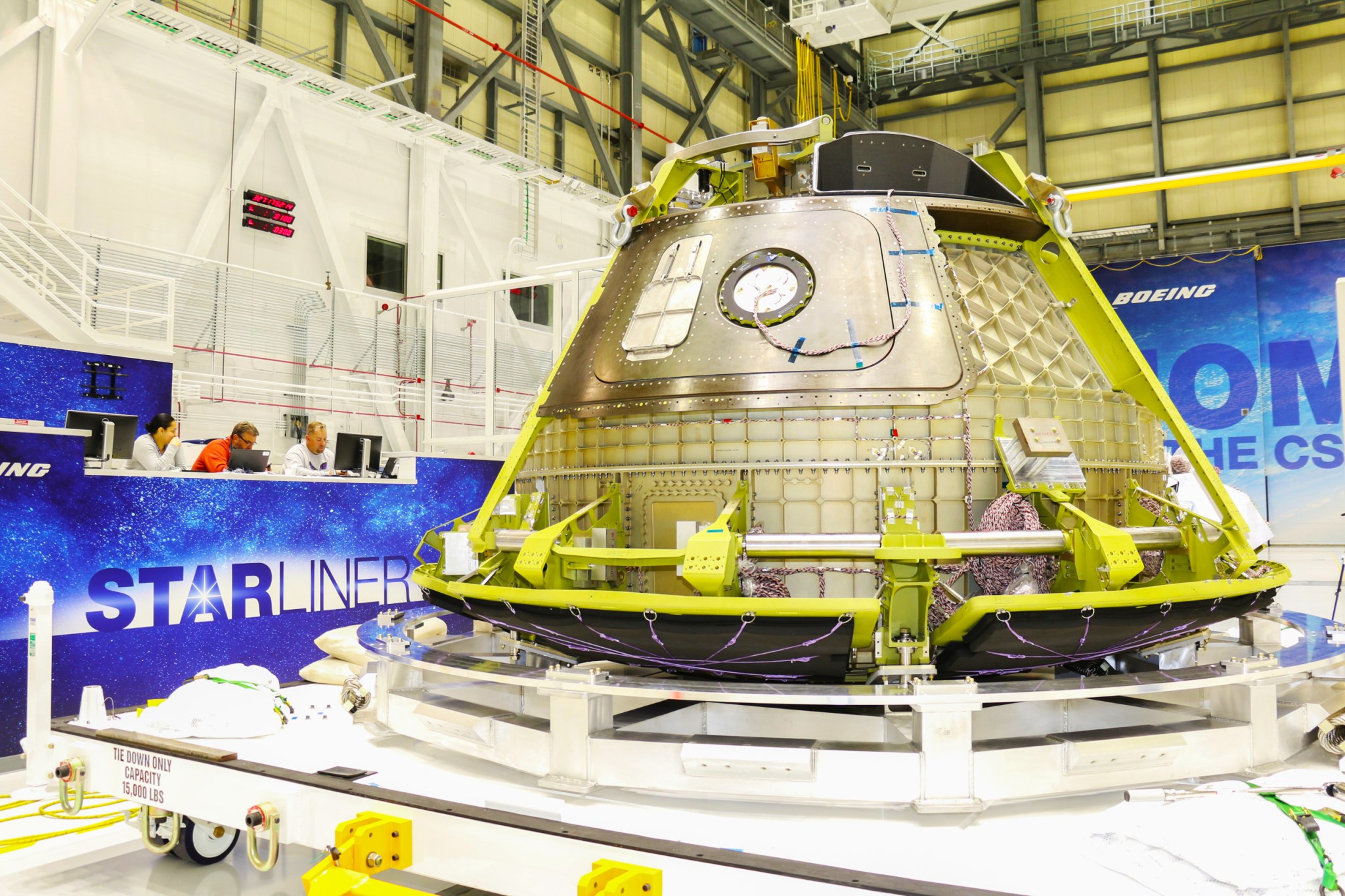 Starliner STA inside C3PF for Boeing