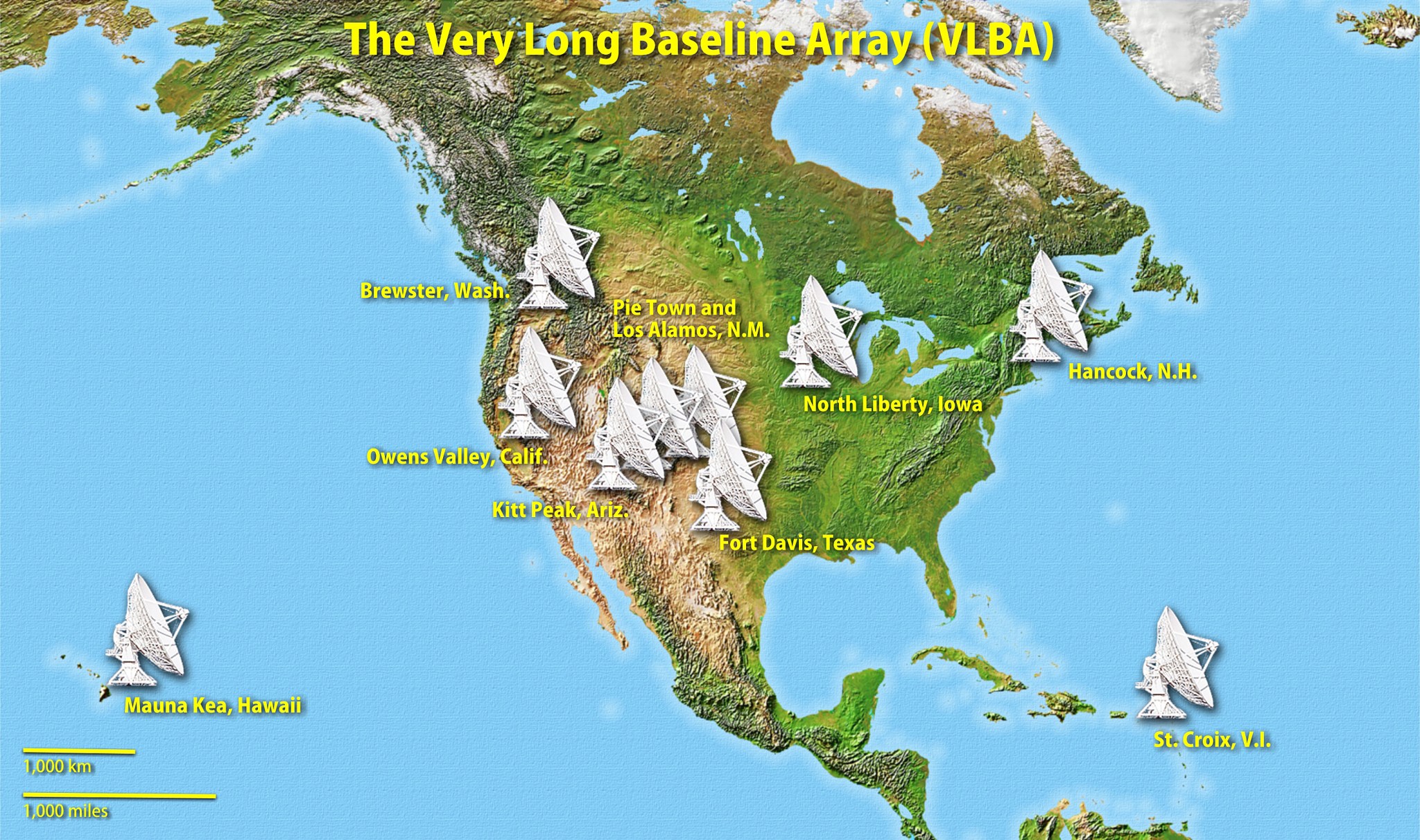 VLBA map