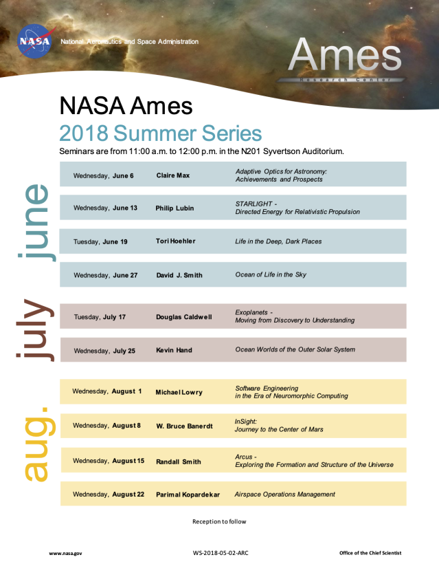 2018 OCS Summer Seminar Series