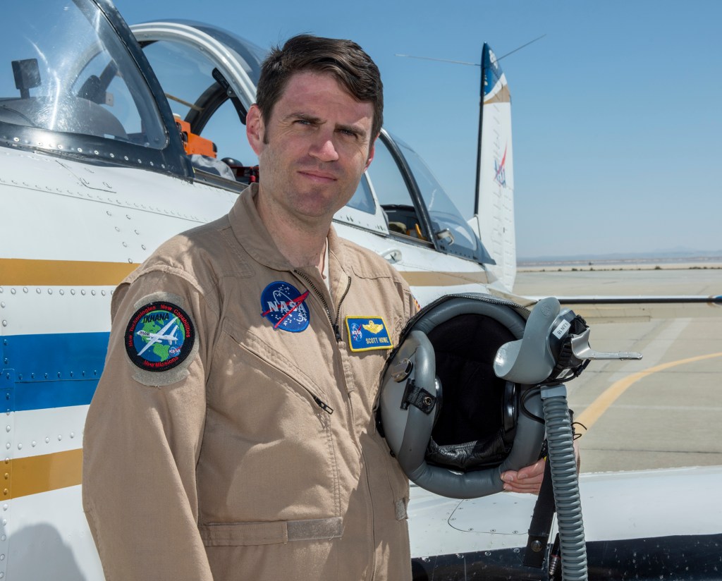 T-34 lead pilot Scott Howe said the new Active Noise Reduction system makes it easier to hear in the aircraft?s loud cockpit.