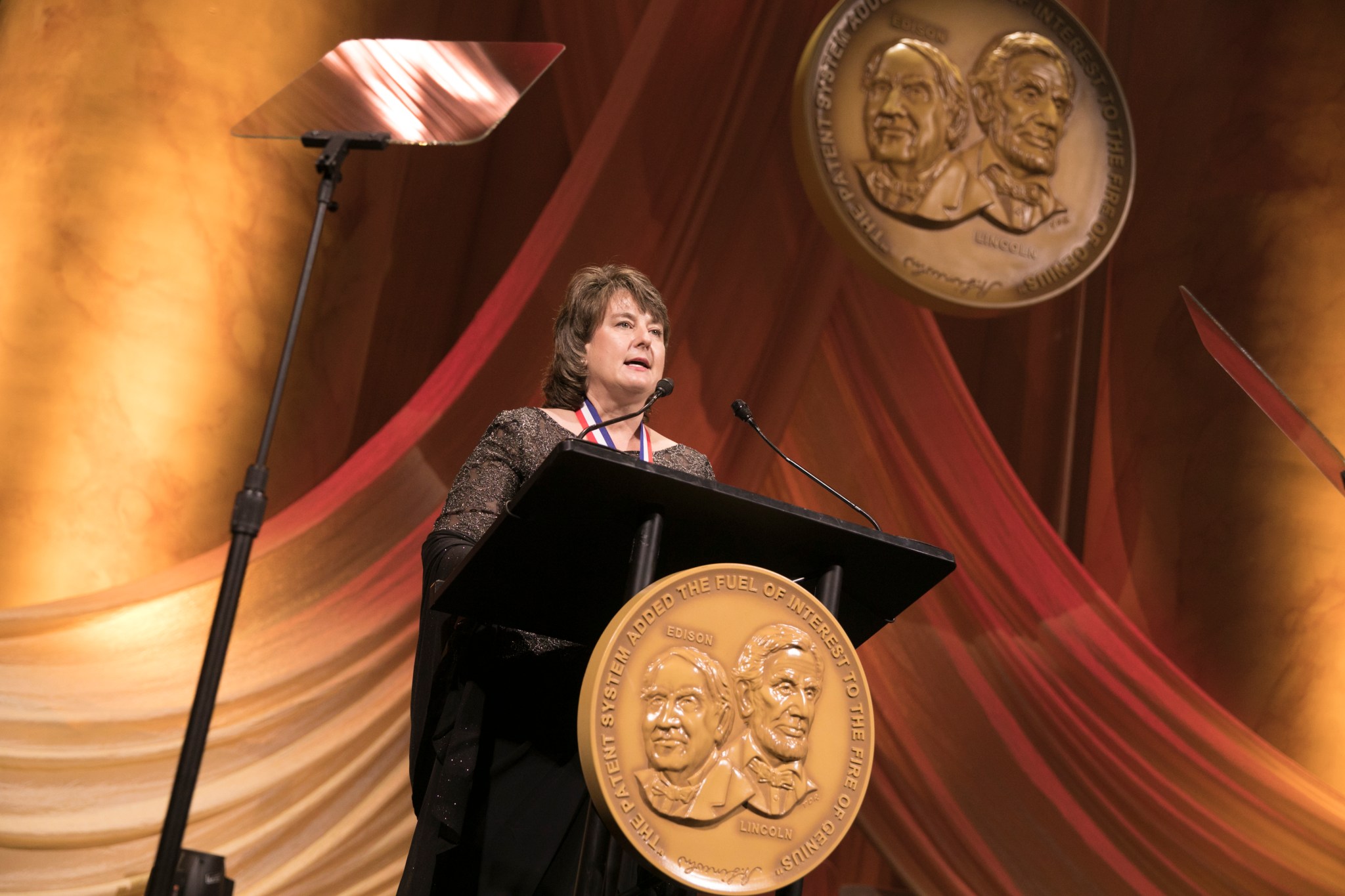 Jackie Quinn is inducted into the National Inventors Hall of Fame Class of 2018 in Washington.
