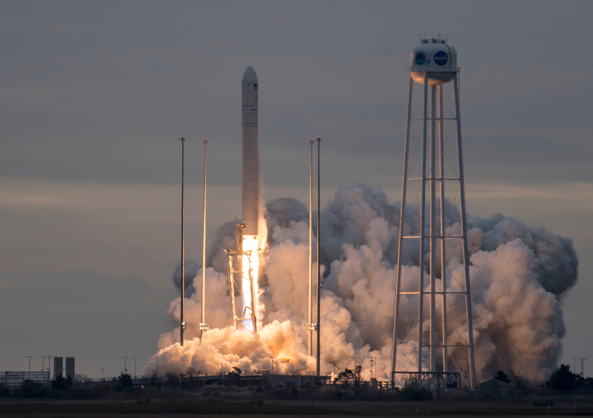 Orbital ATK's Cygnus spacecraft launched on its eighth contracted cargo resupply mission to the International Space Station Sund