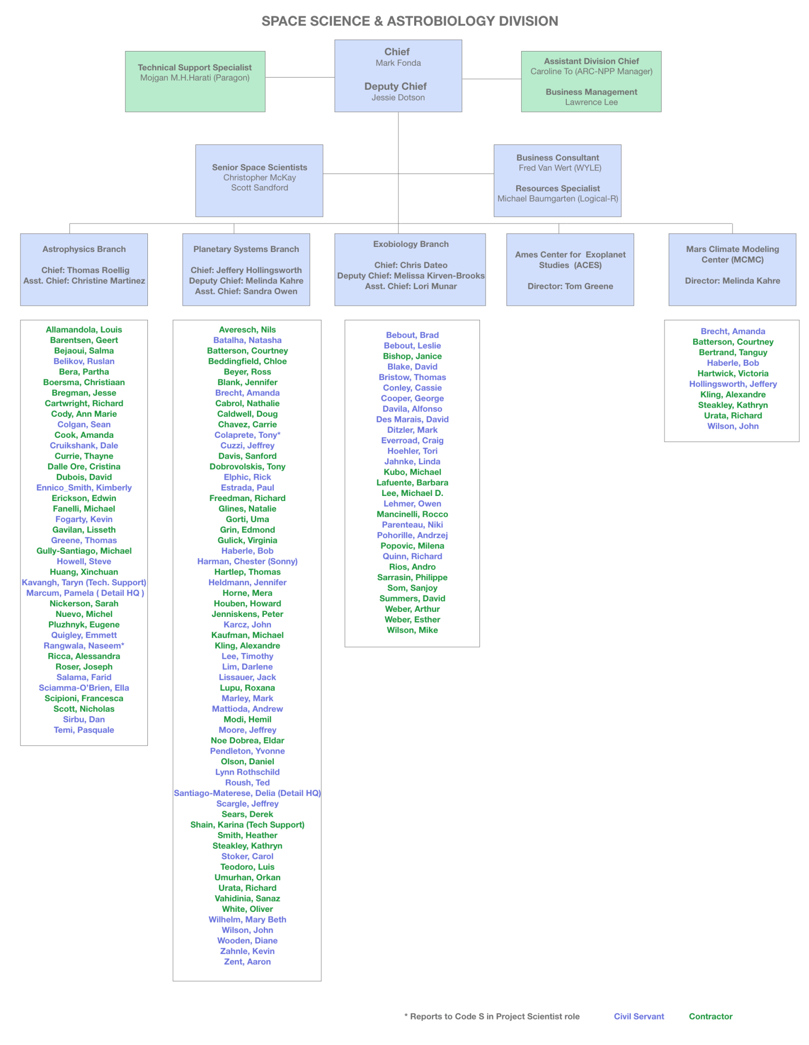 org chart code SS