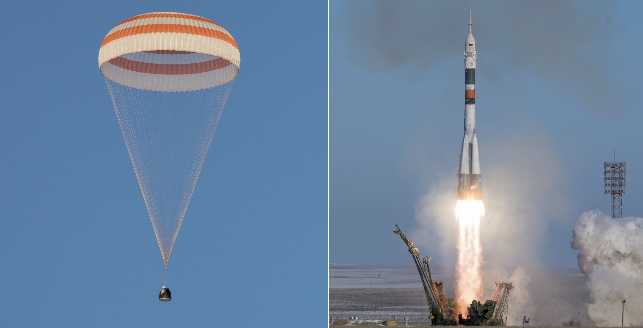 International Space Station Expedition 54 return and Expedition 55 launch