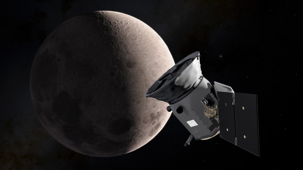 
			NASA’s New Planet Hunter Snaps Initial Test Image, Swings by Moon Toward Final Orbit - NASA			
