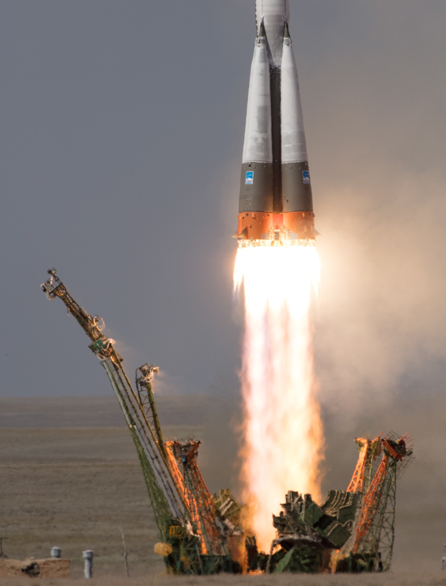 Liftoff of Soyuz