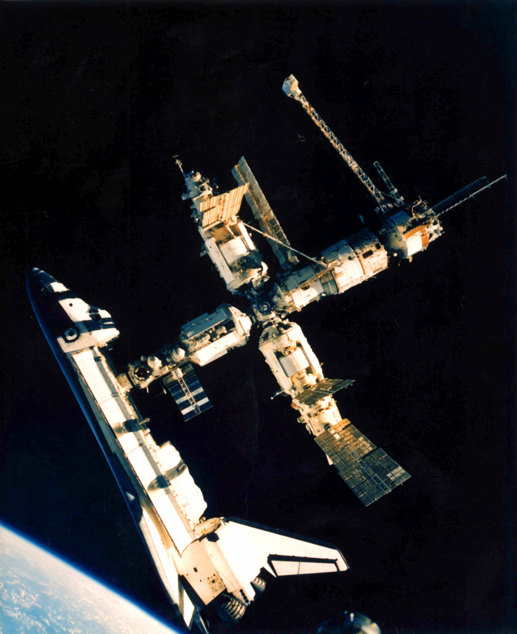 This week in 1995, space shuttle Atlantis, mission STS-71, launched from NASA’s Kennedy Space Center.