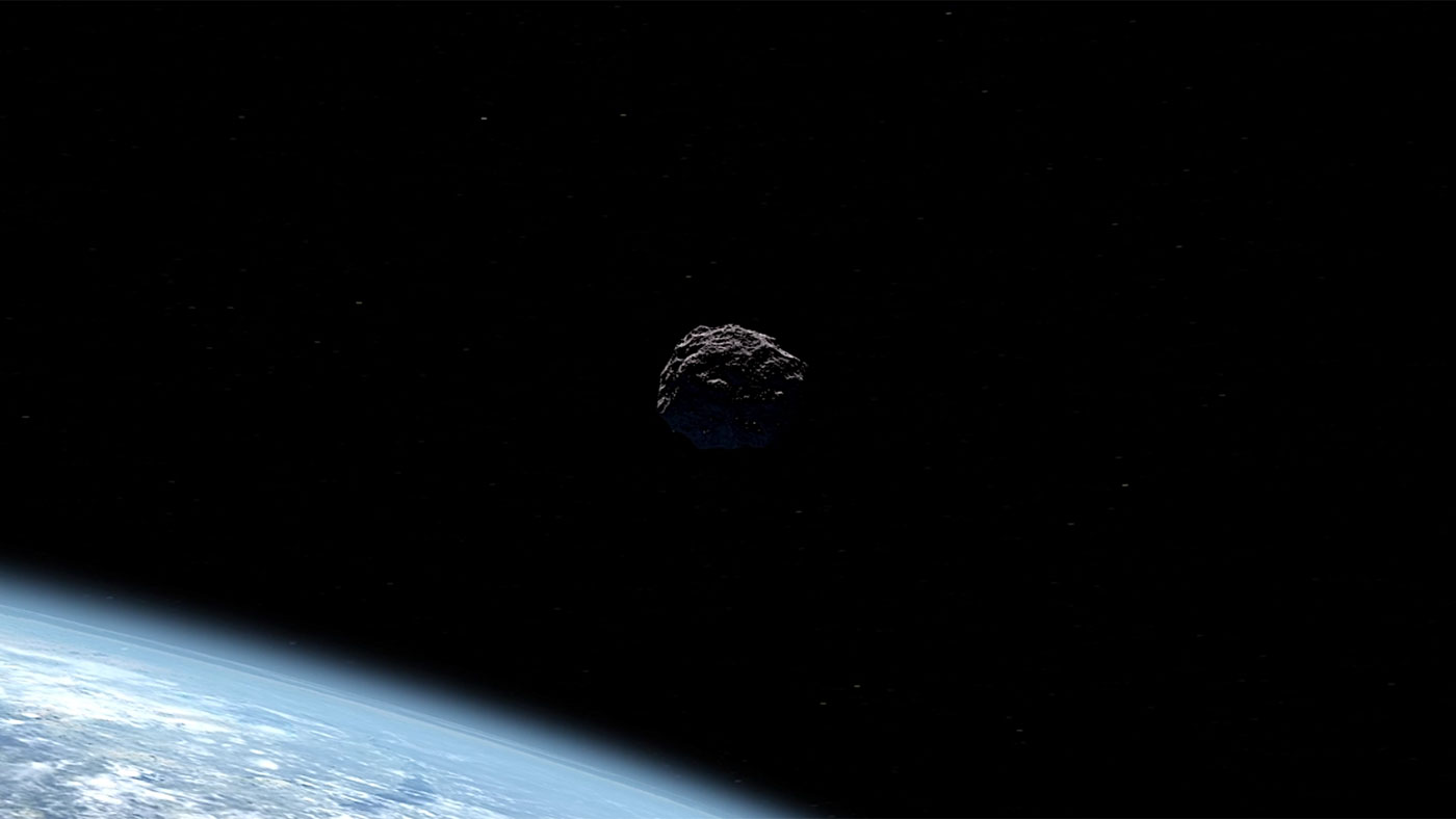 Artist's concept of asteroid