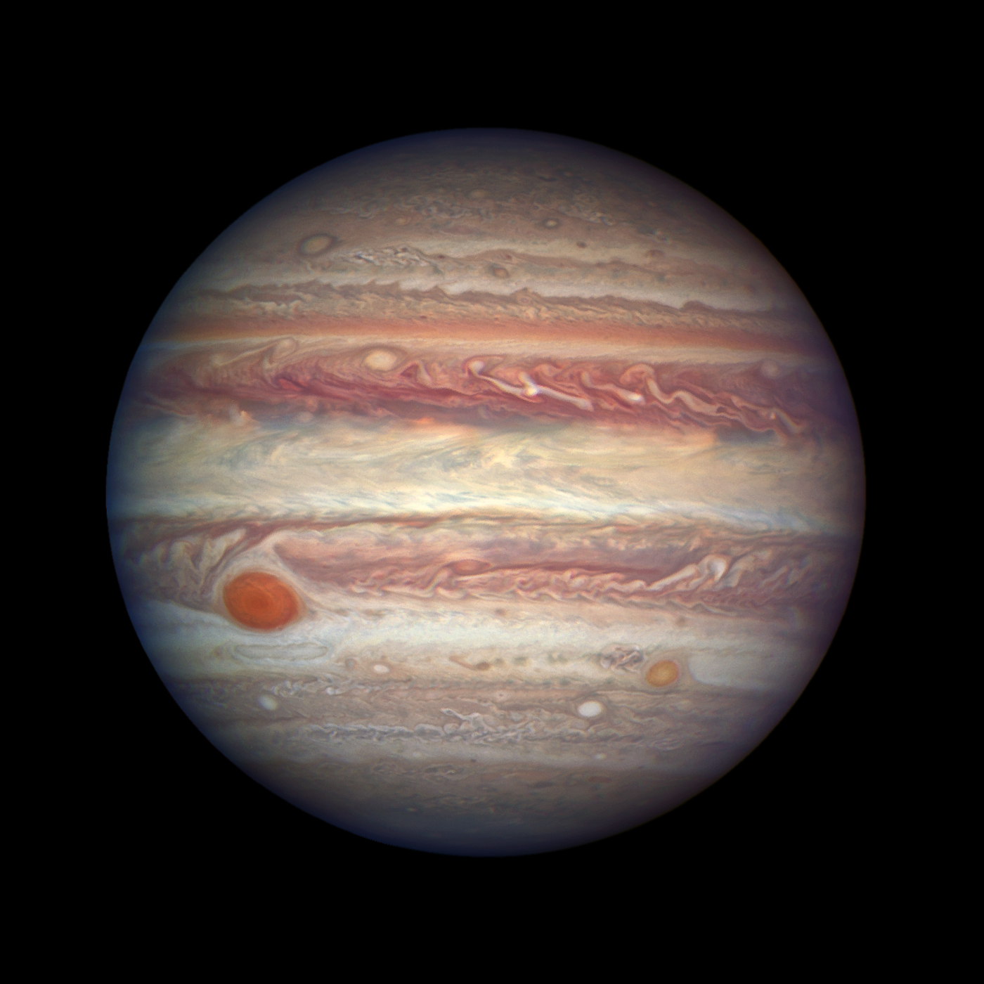 Jupiter image taken by Hubble Space Telescope