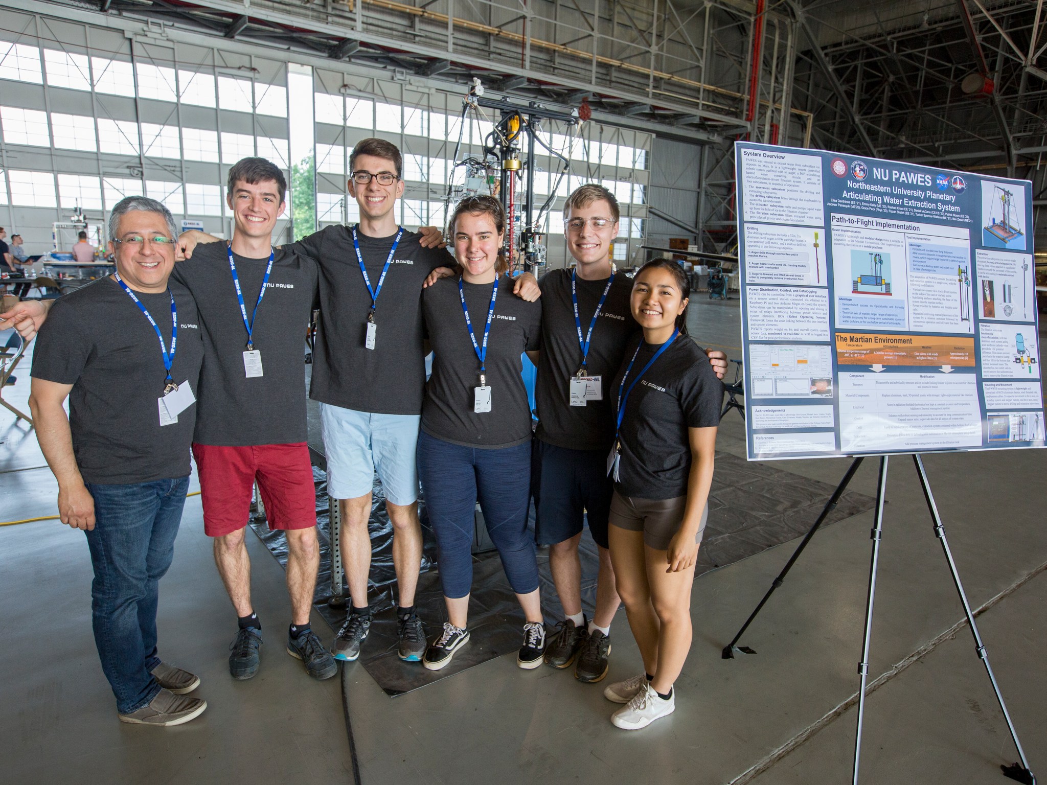 Northeastern University Mars Ice Challenge team