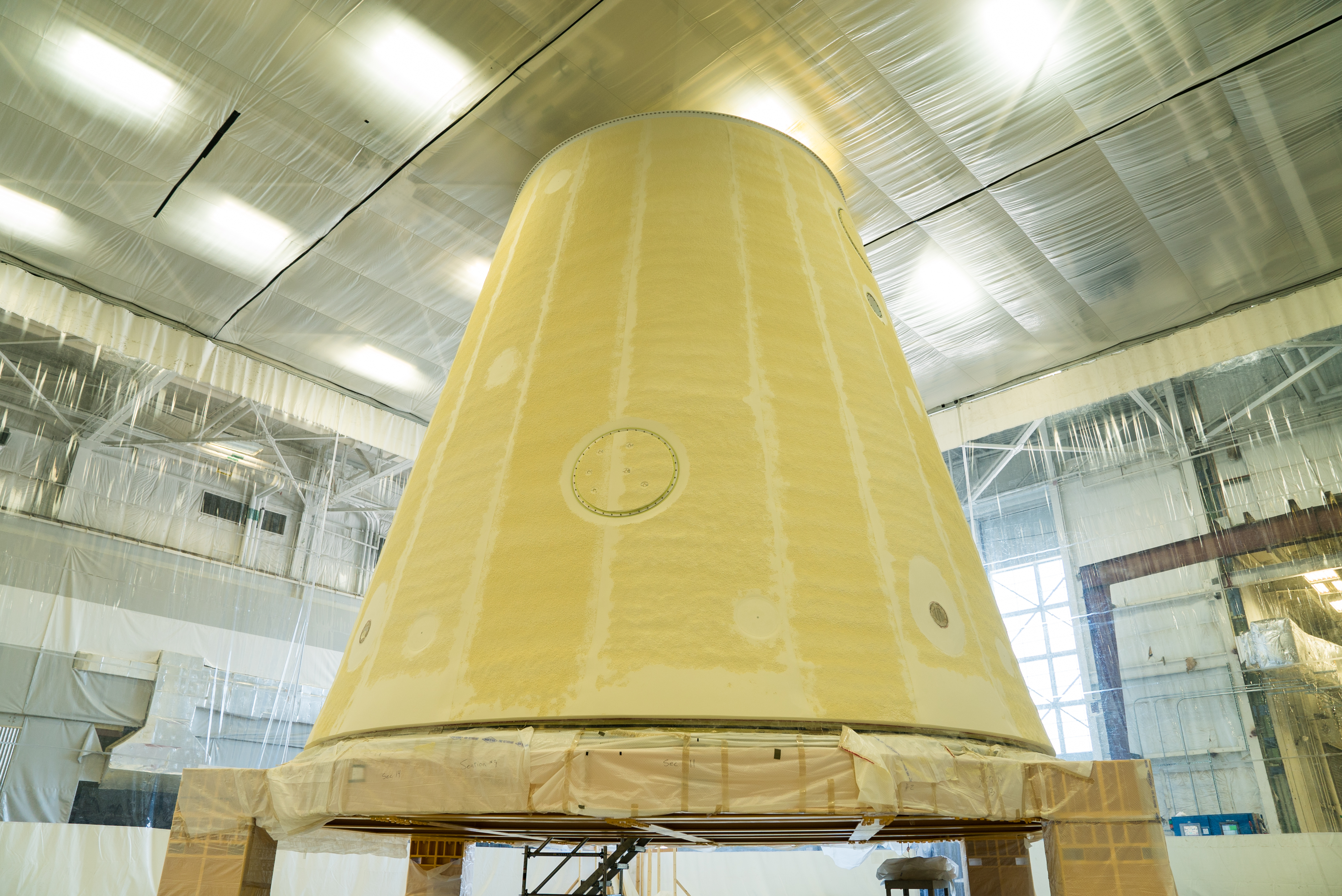 Thermal Insulation Protects the Space Launch System Rocket