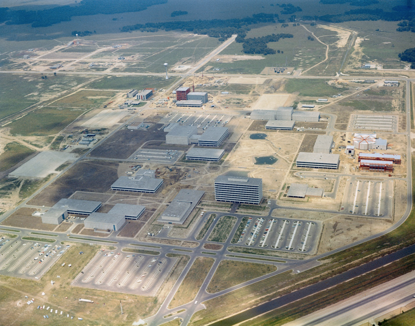 Aerial view of Johnson Space Center