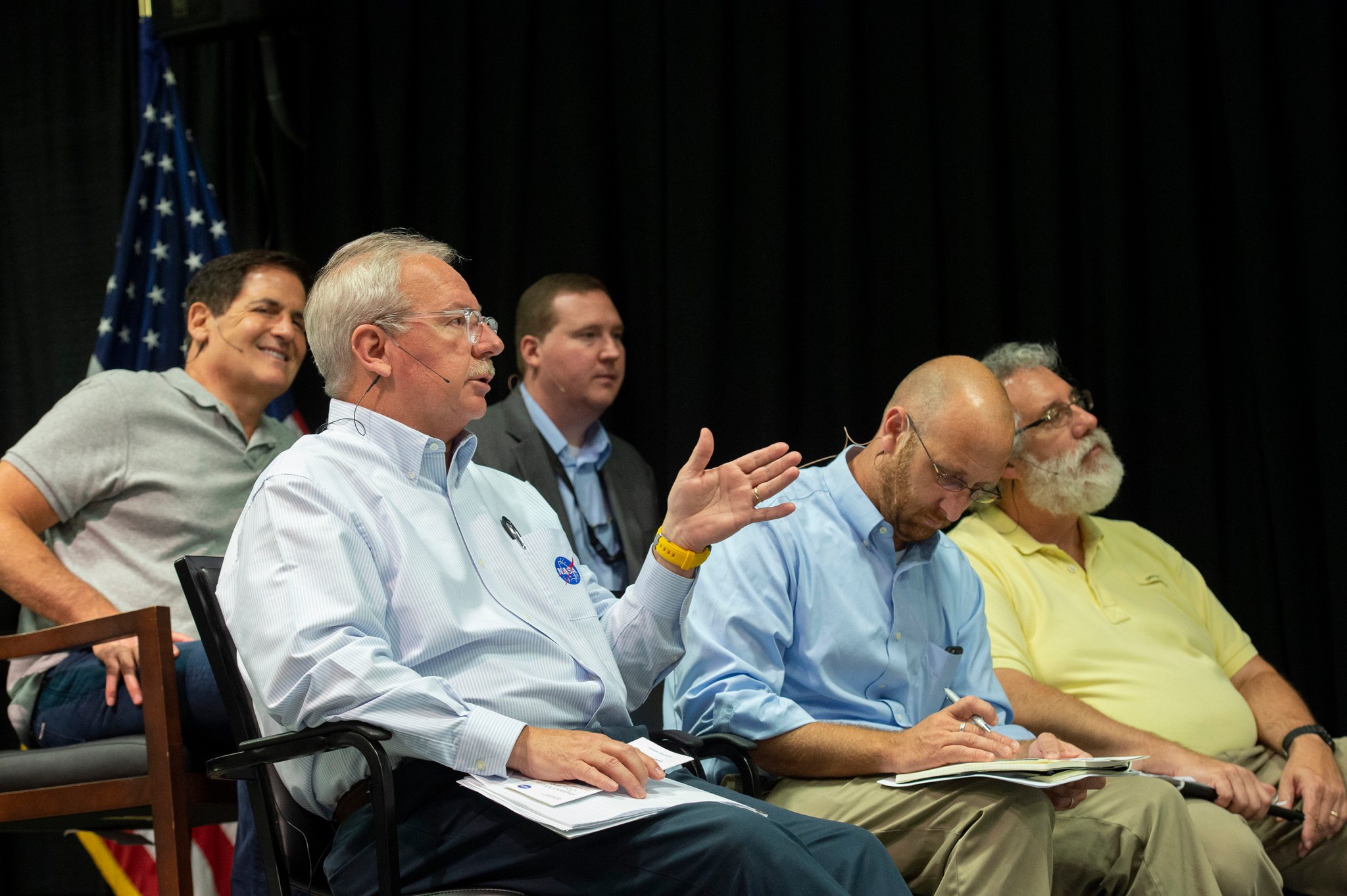 Participants at the 2018 Tech Tank were allowed two minutes to pitch their innovation or technology to a panel of judges.