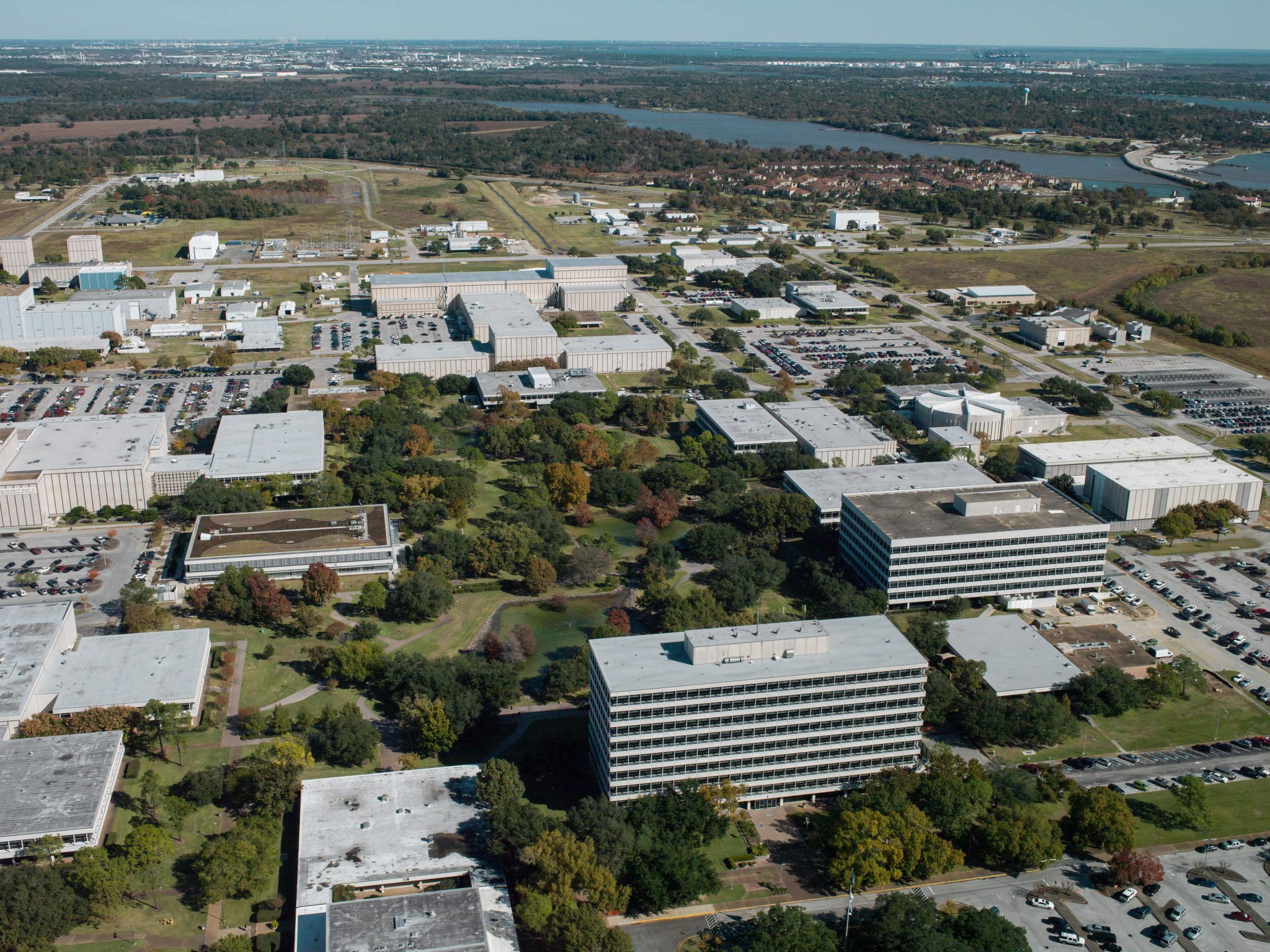 Aerial Photography of Johnson Space Center site and facilities