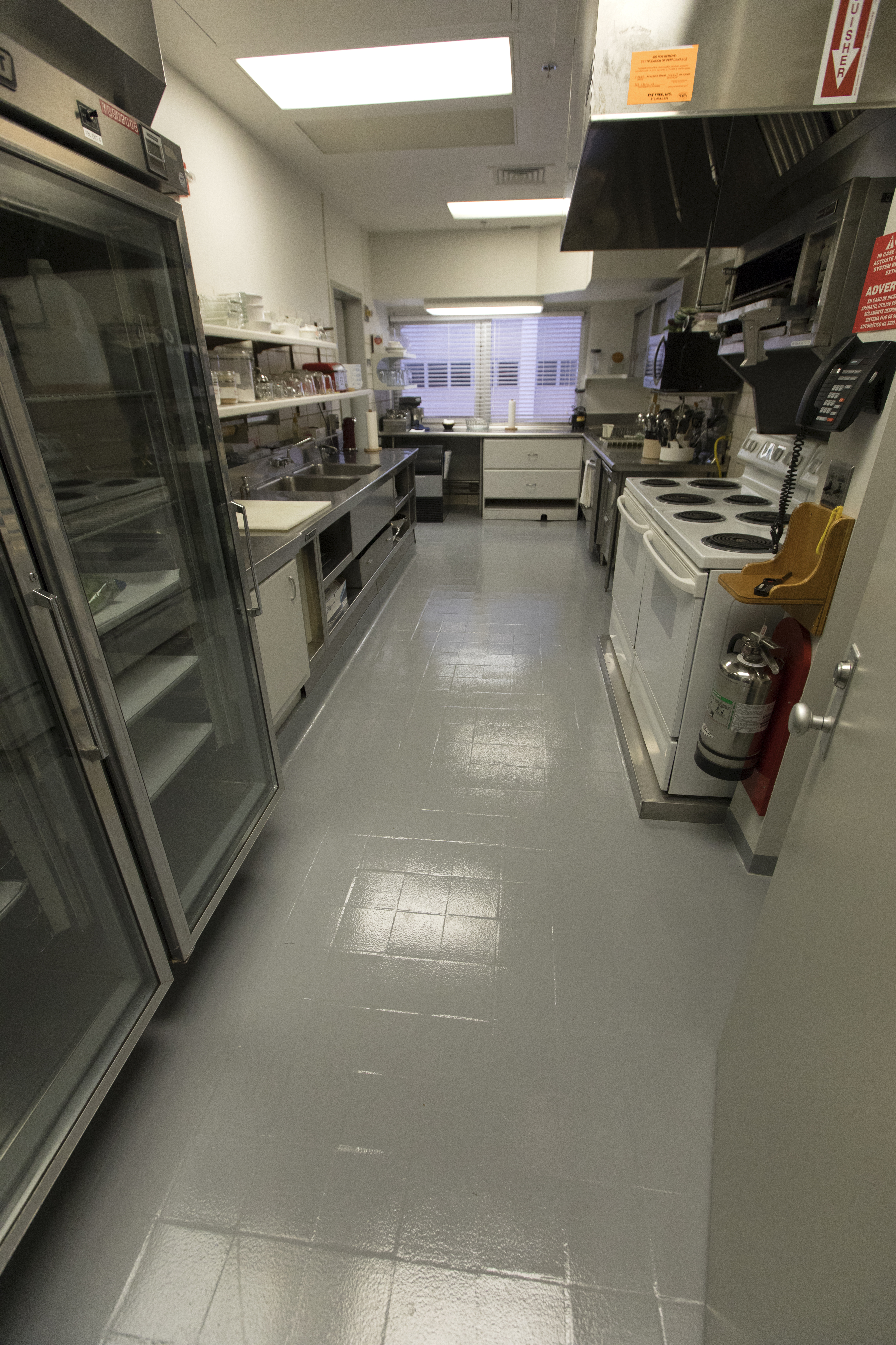 The kitchen in the astronaut crew quarters
