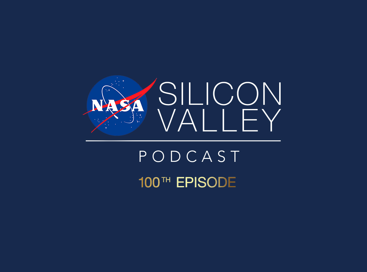 NASA NISV logo 100th podcast