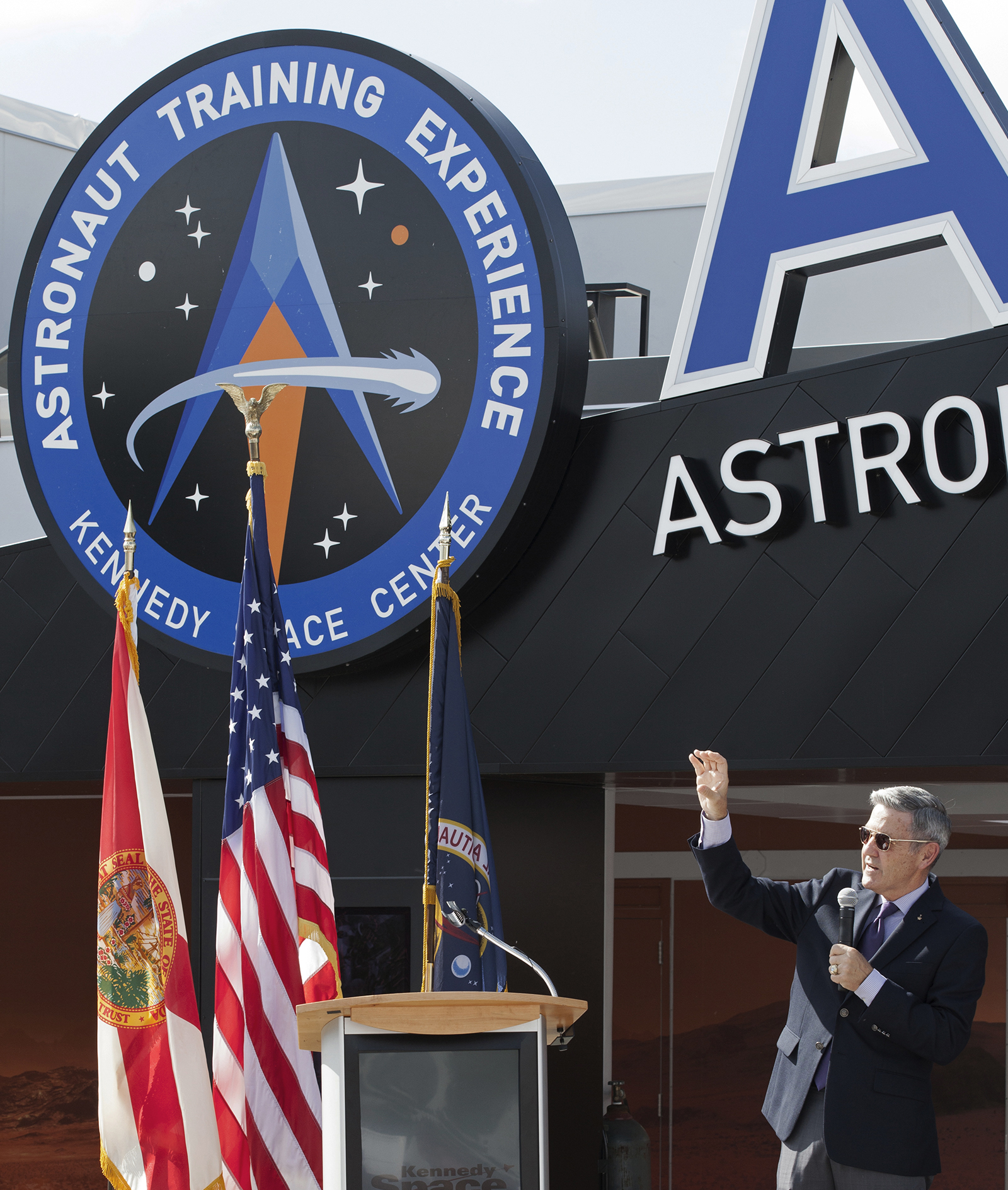 Kennedy Space Center Director Bob Cabana speaks
