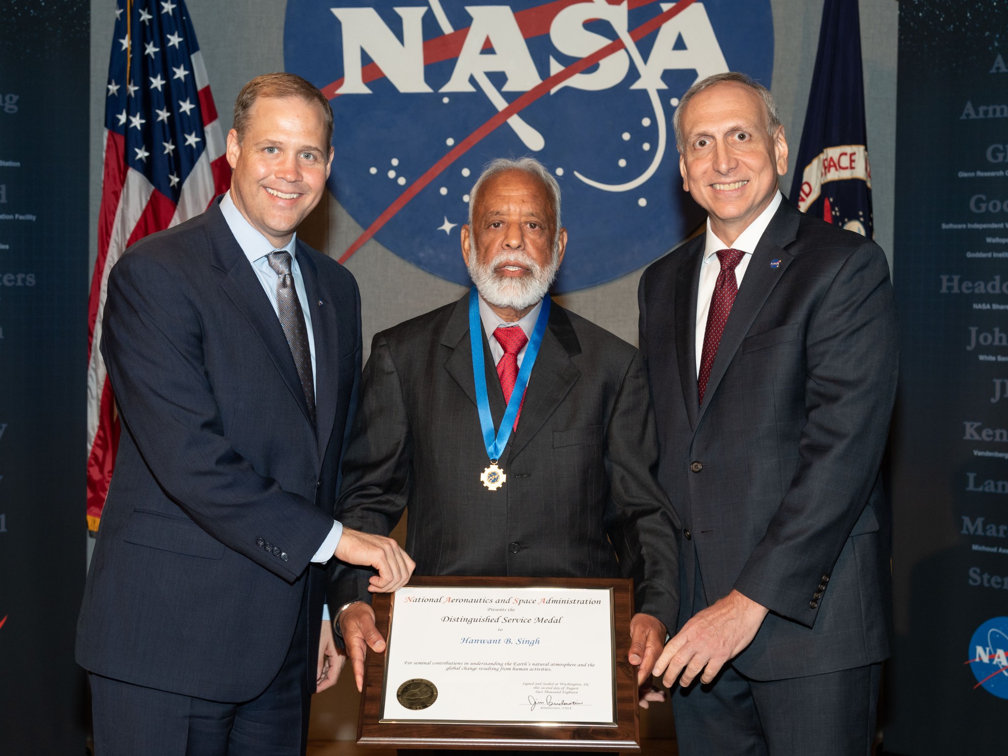 Hanwant Singh Receives Agency Honor Award