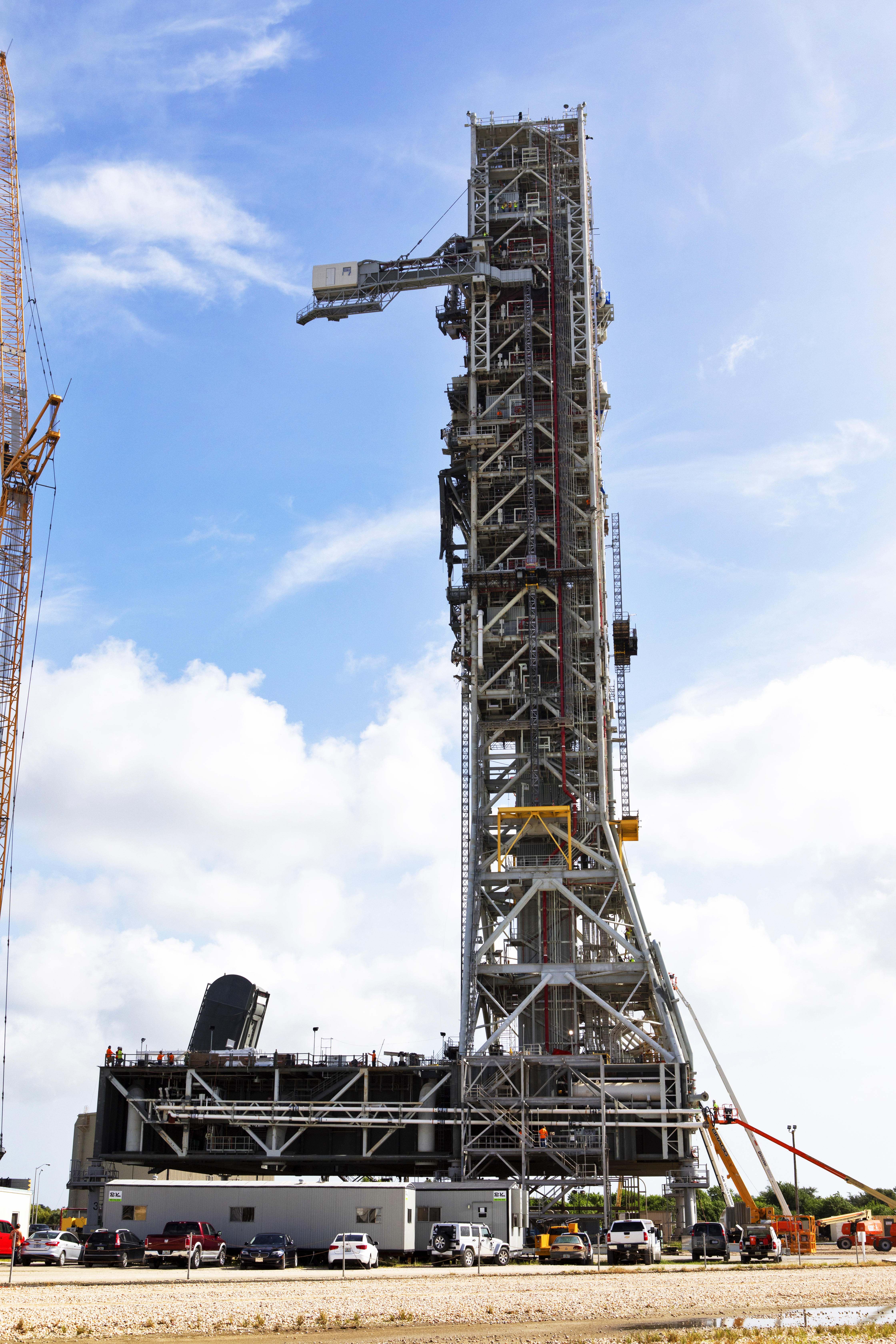 380-foot-tall mobile launcher tower