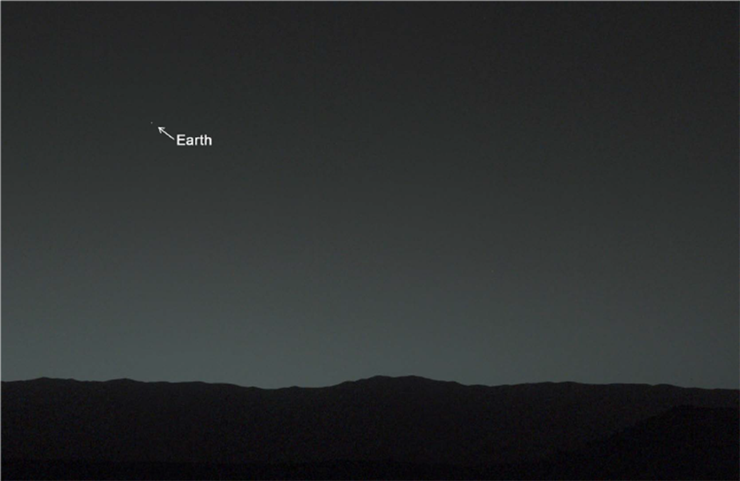 earth from mars