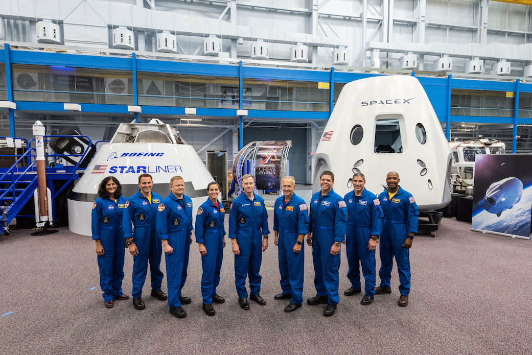 NASA introduced to the world on Aug. 3, 2018, the first U.S. astronauts who will fly on American-made, commercial spacecraft 