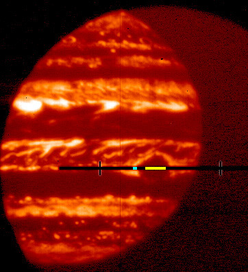 infrared image of jupiter