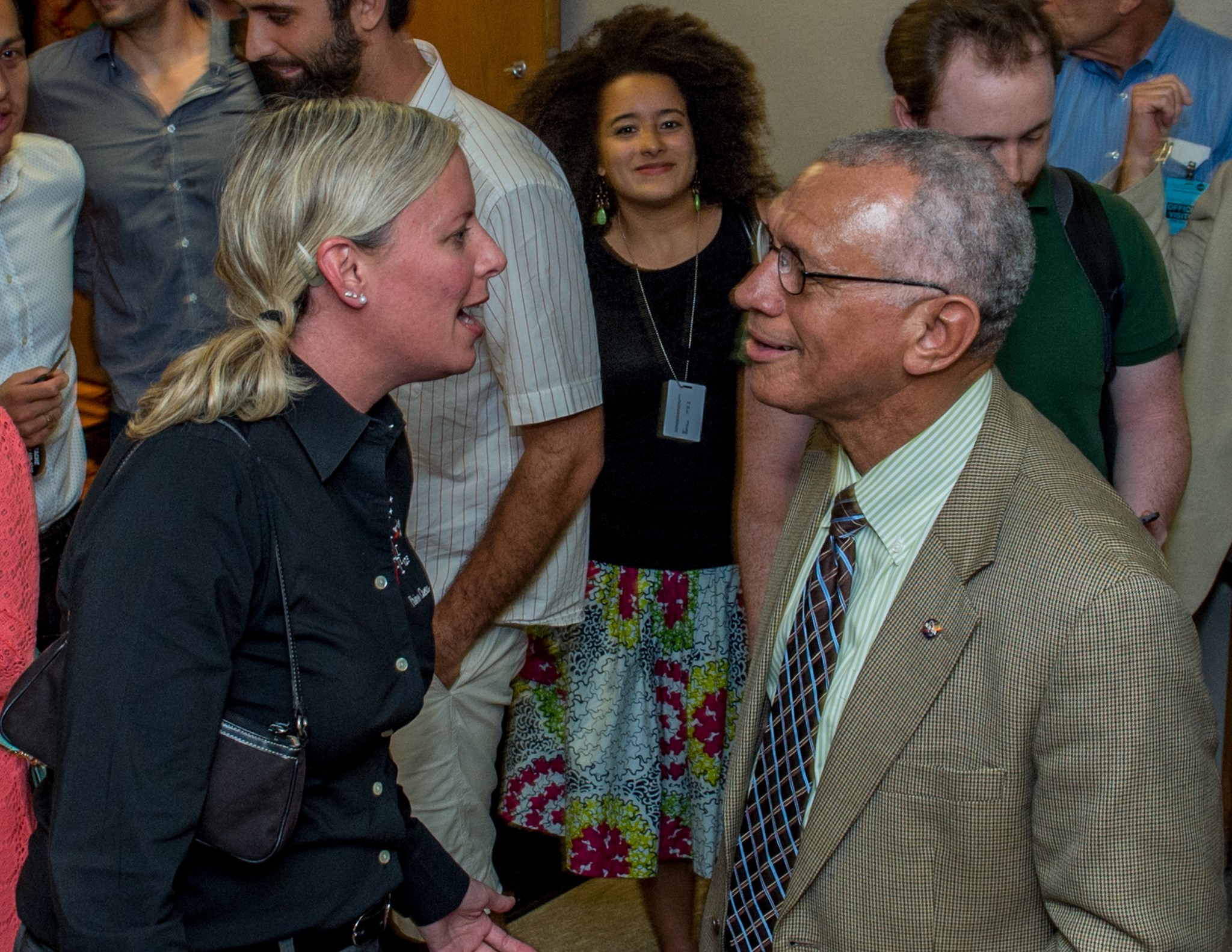 Hansen with Administrator Bolden