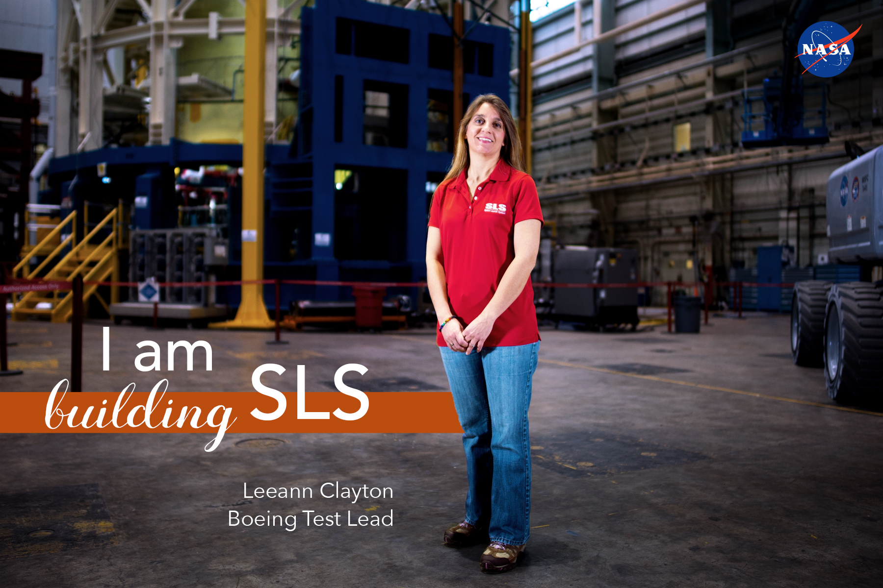 Leean Clayton works on SLS