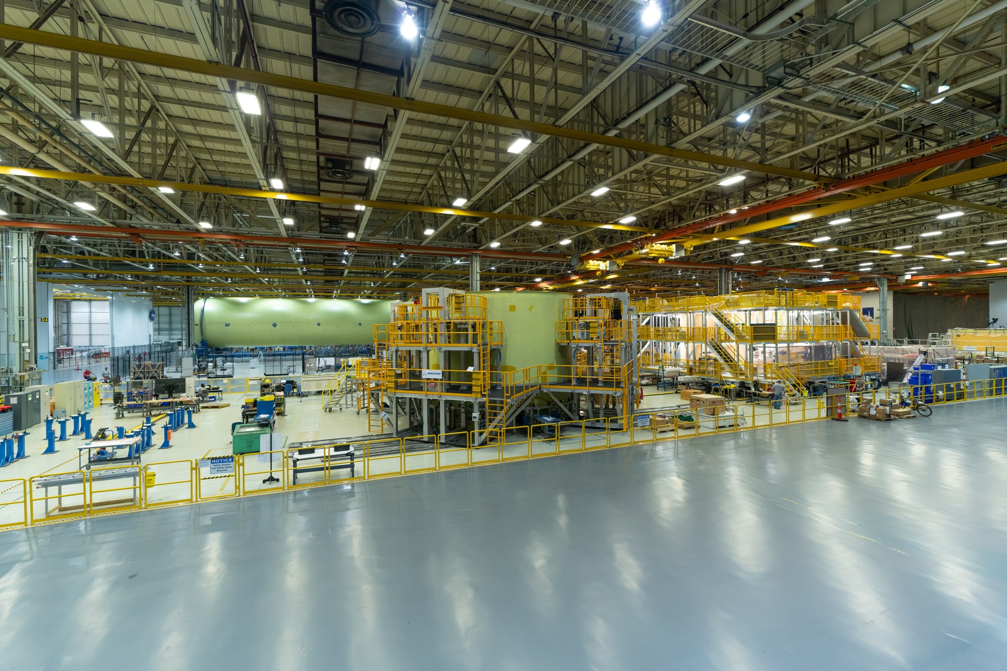 Liquid hydrogen flight tank at Michoud Assembly Facility