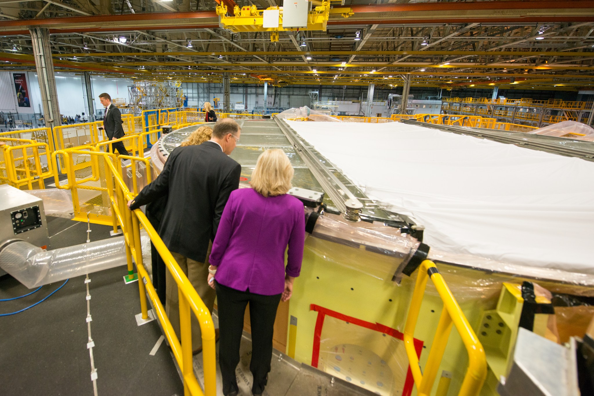 Administrator Bridenstine Visits Michoud Assembly Facility