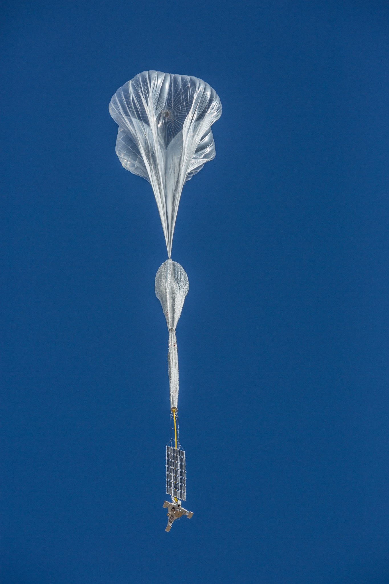 The World View Stratollite high altitude balloon in flight.
