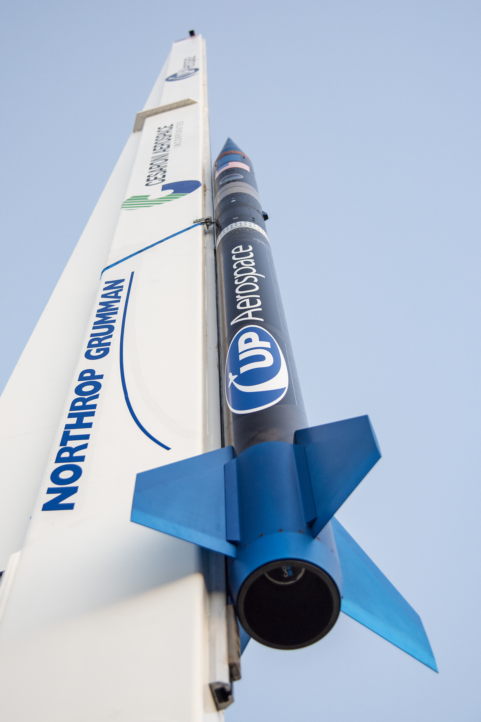 UP Aerospace SpaceLoft rocket launched into space Sept 12, 2018 from Spaceport America in New Mexico carrying NASA technologies.