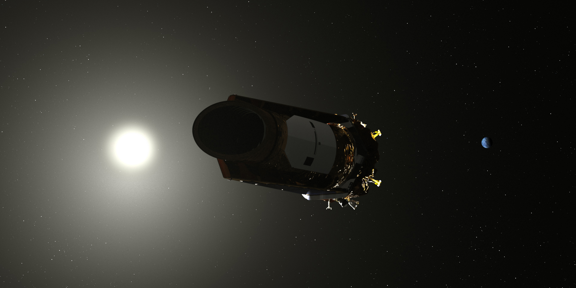 Kepler spacecraft in a no-fuel-use sleep mode.