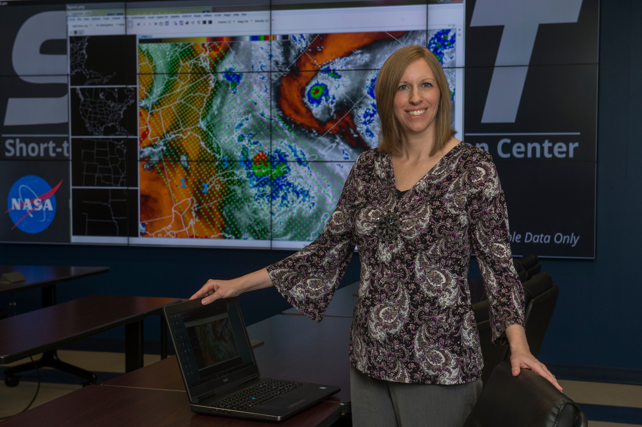 SPoRT research scientist Emily Berndt and the SPoRT team will use data  from ICESat-2 to help the National Weather Service.