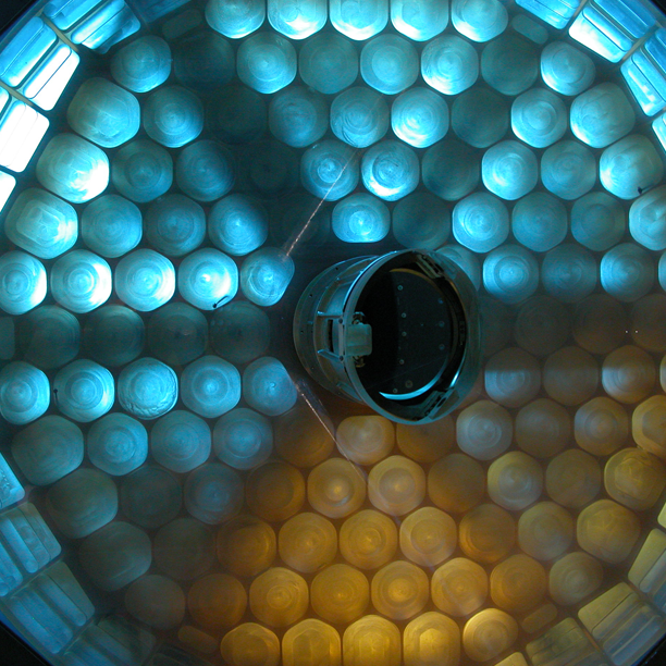 SOFIA’s telescope, as seen during construction before its reflective aluminium coating was applied, reveals the honeycomb design