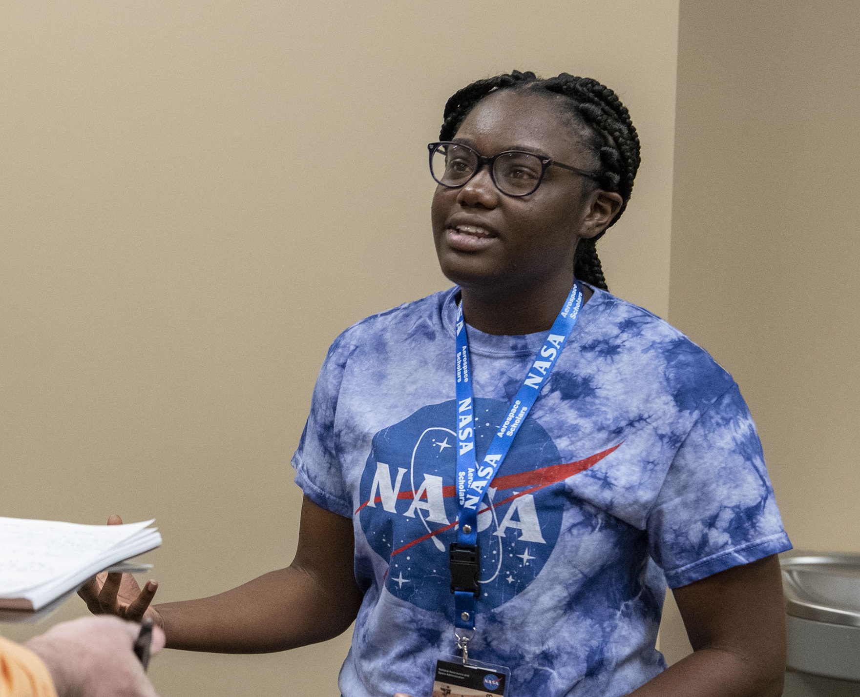 Myeshia Jenkins is one of 36 community college students who took part in the NASA Community College Aerospace Scholars workshop.