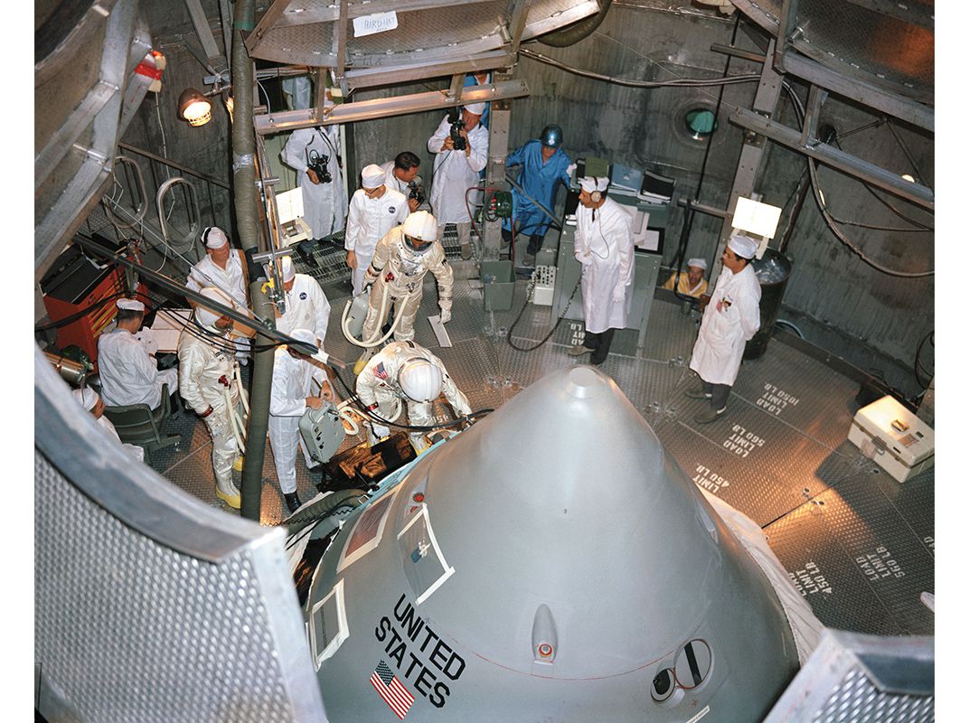 Photo of Apollo 1 crew