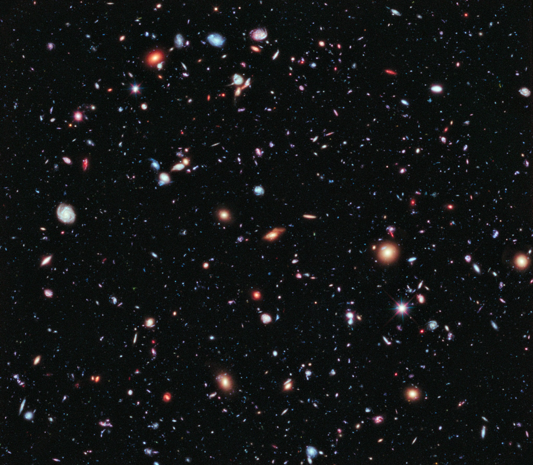 Called the eXtreme Deep Field, or XDF, this photo was assembled by combining 10 years of NASA Hubble Space Telescope photographs