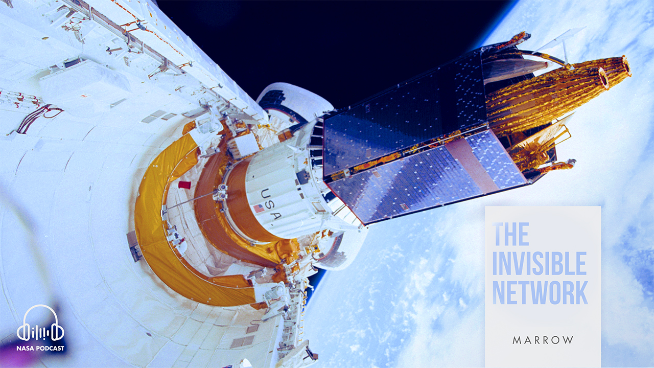 TDRS satellite in space shuttle
