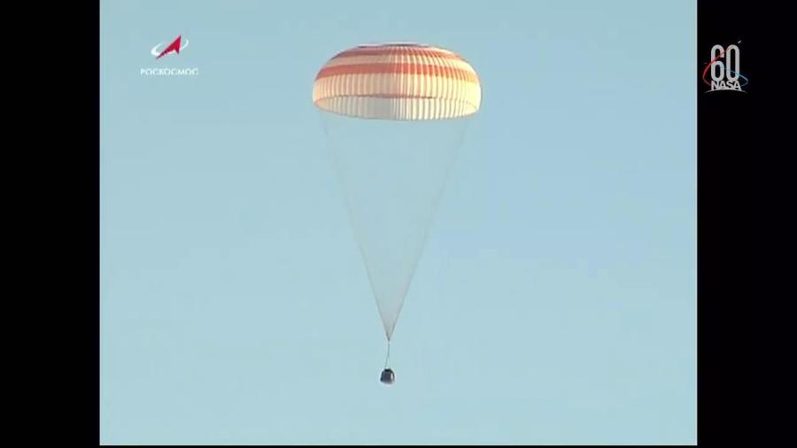 The Soyuz MS-08 spacecraft